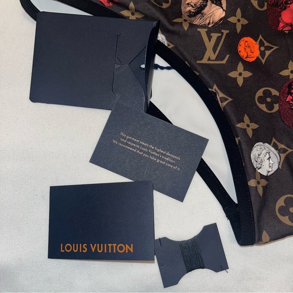 NWT Louis Vuitton x Fornasetti Monogram Cameo Coins Bikini Bottom size 36 RARE - Picture 5 of 8